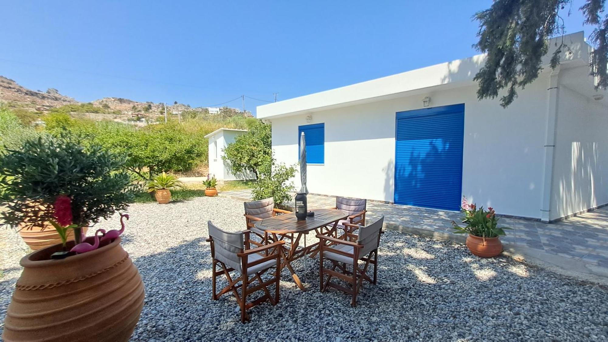 Deja Blue Villa Archangelos  Exteriör bild